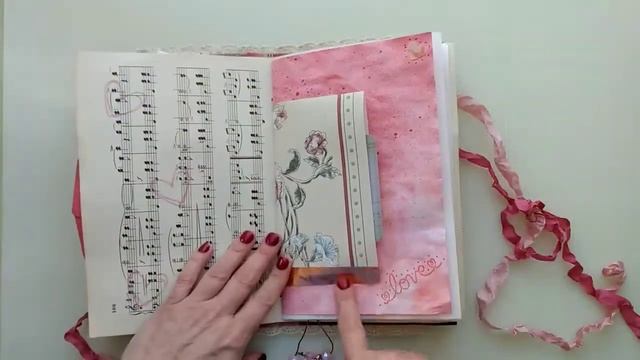 Love & Flowers Junk Journal Flip Through - Boho Shabby Chic Journal