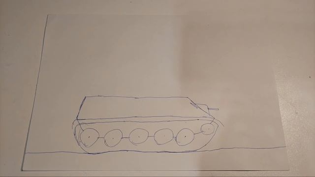Как нарисовать танк Т-34