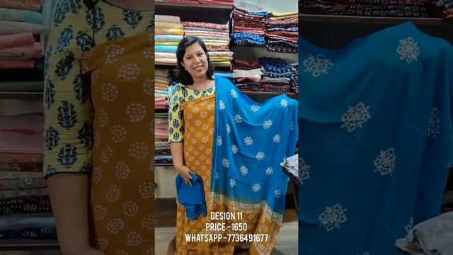 Bathik printed and Hand block printed Georgette Salwars collection @Kathysclothingstore