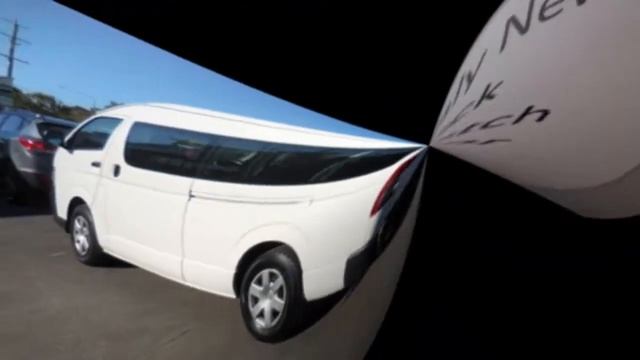 2011 Toyota Hiace KDH223R MY11 Commuter High Roof Super LWB White 5 Speed Manual Bus
