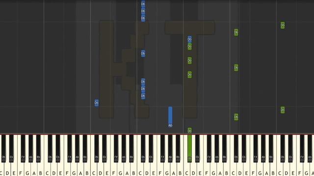 Theory of Everything from Geometry Dash - Medium Mode [Piano Tutorial] (Synthesia)