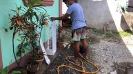 How to clean Midea wall type aircon