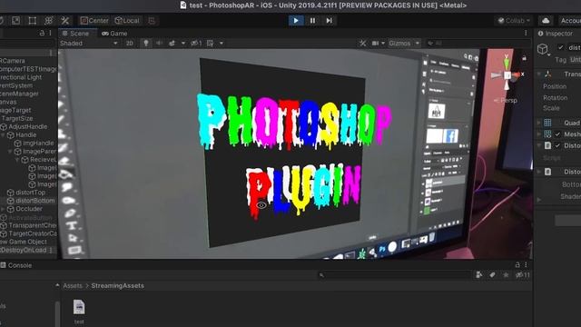 Let’s Make an Augmented Reality Photoshop Plugin with UNITY.