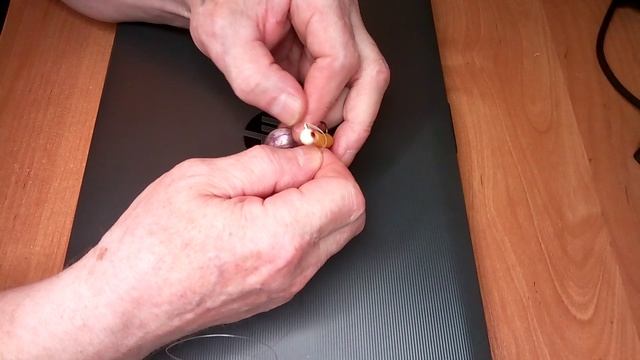 Привязка джиг головки к леске или шнуру, глухой узел.