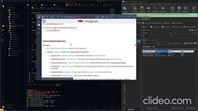How to make a CRUD app with NodeJS, ExpressJS and MongoDB - Function: Delete - by Henry Vu