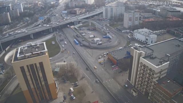 Москва - Нижегородская улица - веб камера 19.03.2020, 08:57