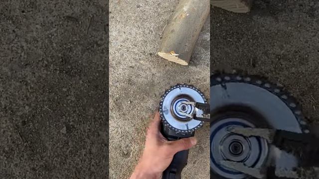Incredible wood cutting disc wich works much faster! #shorts #diy #tools #tips