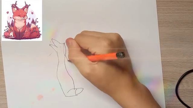 Как нарисовать лису