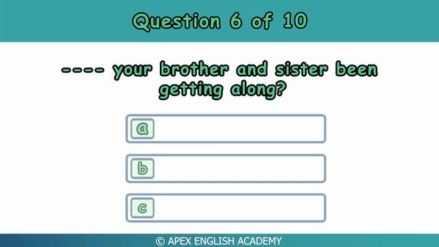 Present Perfect Continuous | Gap Filling Test | Grammar Test