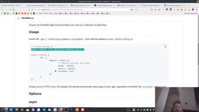 Using svelte-kit with static-adapter on neocities.org