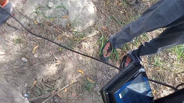 Demo of MAKRO DEEPHUNTER 3D METAL DETECTOR on CLIENT  3D METAL DETECTOR