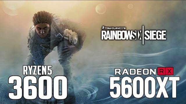 Rainbow Six Siege on Ryzen 5 3600 + RX 5600 XT 1080p, 1440p benchmarks!