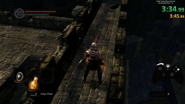 Dark Souls Remastered - Maximum Ascended Pyromancy Flame in Under 8 Minutes