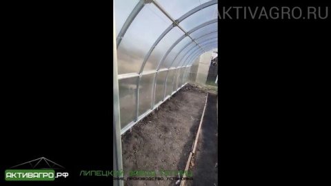 Видеообзор теплицы Ударница царицынская 3х6 м шаг 0.65 м на сваях