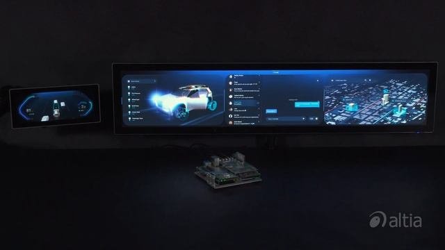 Altia Electric Vehicle Integrated Cockpit on Qualcomm SA8155 Snapdragon