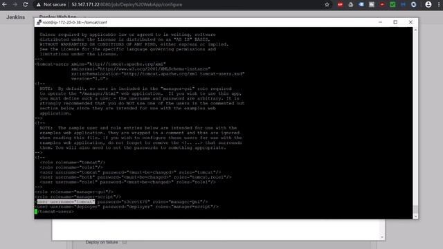 Jenkins CI CD to deploy web app into tomcat with AWS EC2