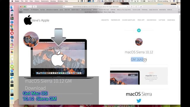 How to Download Mac OS 10.12 Sierra  |Direct Download