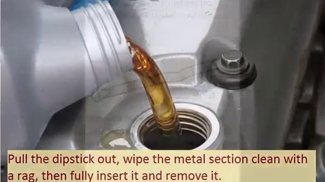 MERCEDES 124  1986 01 1989 08 How to add motor oil