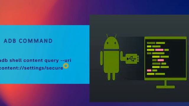 Android Framework - Access Content Provider in Android via ADB commands