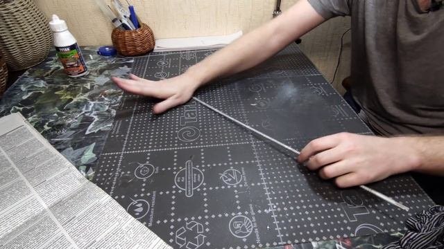 Кручу длинные трубочки 57см из газет