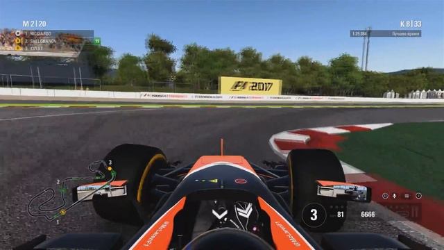 ОЧЕНЬ НАПРЯЖЕННАЯ ГОНКА | Карьера #25 | F1 2017
