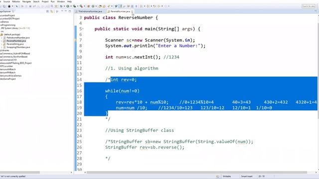 Frequently Asked Java Program 04: Palindrome Number  How to Check Given Number is Palindrome or No