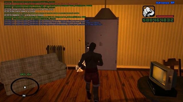 УКРАЛ ГАНТЕЛИ  SAMP - SAN ANDREAS  Advance-Rp