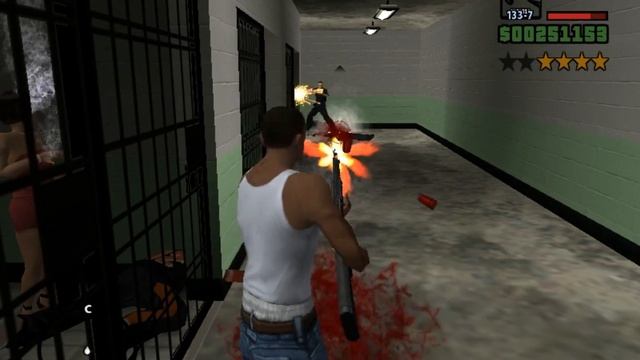 Играем в GTA San Andreas Угар в полиции