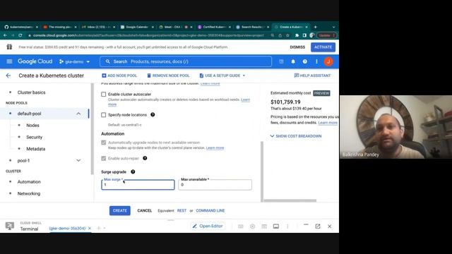 Session 21: CKA Training, Working with Kubernetes in Google Cloud (Part 1)
