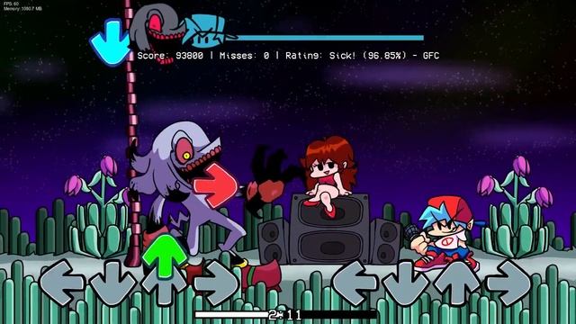 FNF vs Chaotix - My Horizon (Unpixeled/Fanmade/Sonic.EXE 2.5/3.0)