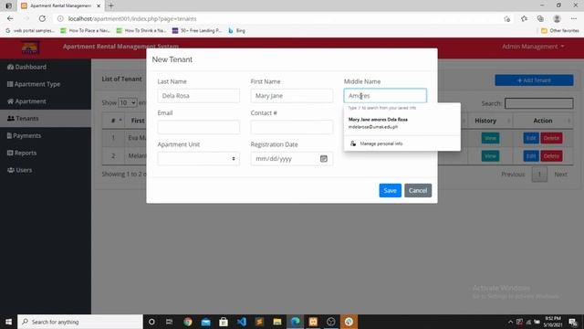 APARTMENT MANAGEMENT SYSTEM