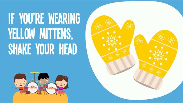 Winter Mittens Song  Song Lyrics Video for Kids  Winter Songs  The Kiboomers