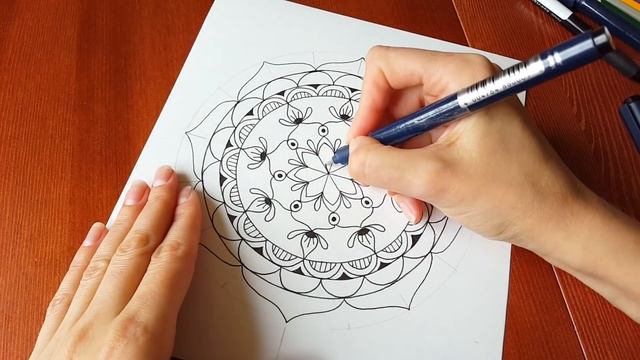 ?Как нарисовать мандалу (для начинающих)