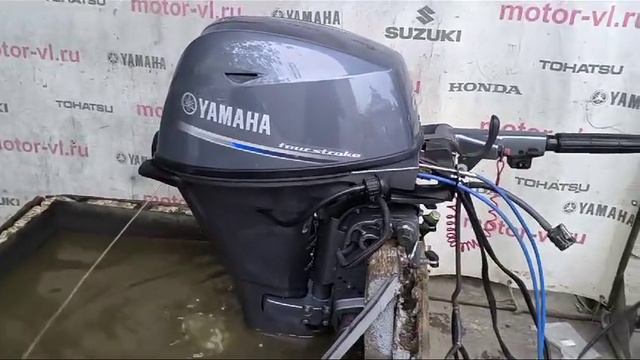 Запуск двигателя Yamaha F20