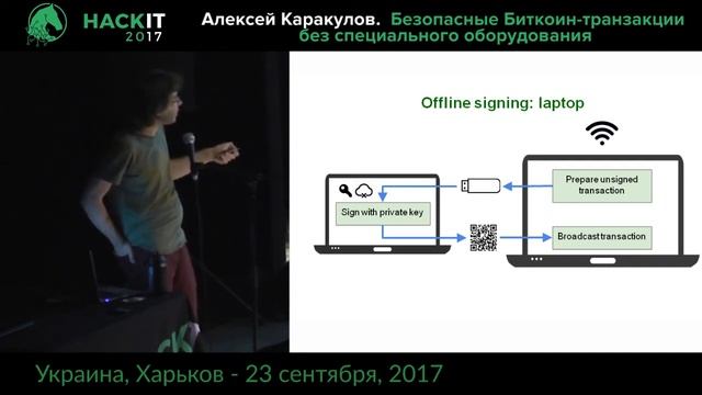 Безопасные Биткоин-транзакции без специального оборудования - Алексей Каракулов, HackIT-2017