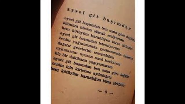 Attila İlhan - Kendi Sesinden -  Aysel Git Başımdan Şiiri