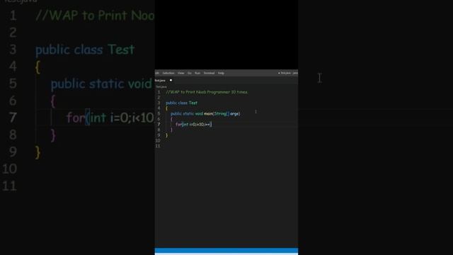 Java for loop. #programming #programmer #coding #java #programminglife #programminglanguages #coder
