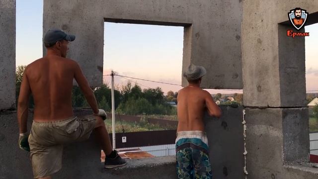 Монтаж панелей на объекте Аникановых