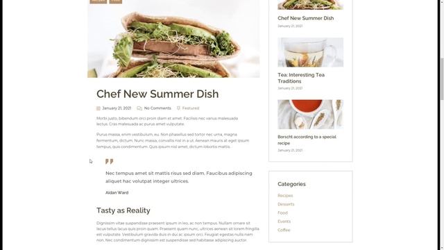 Cafert  Cafe Template for Figma 13 figma
