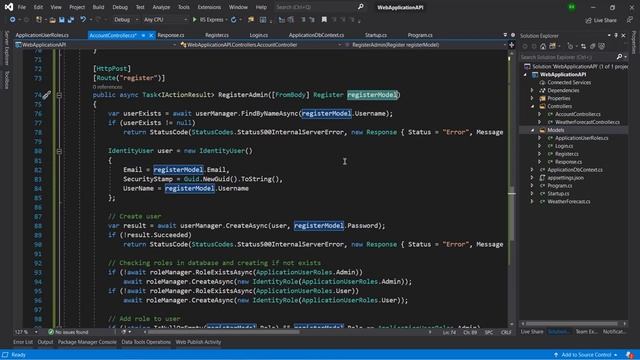 Chapter 2 - Asp.Net Core Identity Server Authentication in Web API with JWT Bearer Token using EF