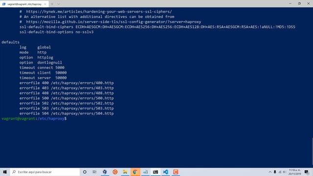 Balanceador de carga con HAproxy