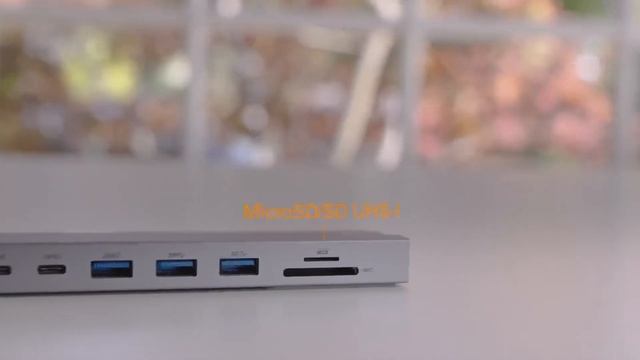 HyperDrive 4K Multi-Display Docking Station For 13”-16” MacBooks