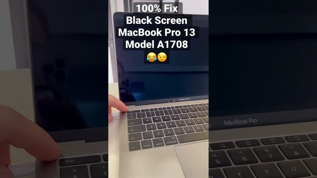 100% Fix Black Screen MacBook Pro 13 Model A1708 ??