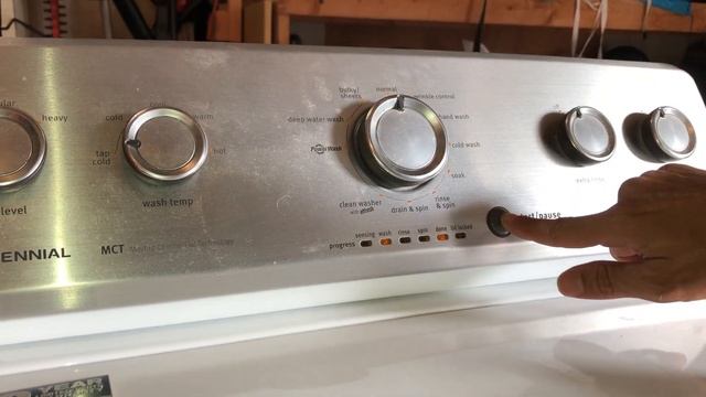 How to run the Tachometer Verification Mode on Maytag Centennial Washer