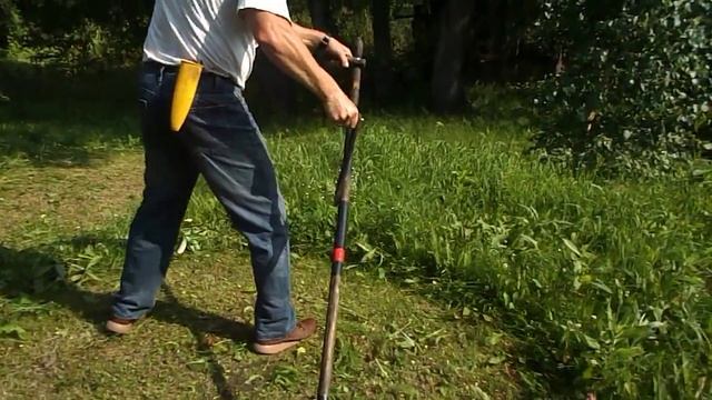 Косьба. Ручная коса 90см. Scything.