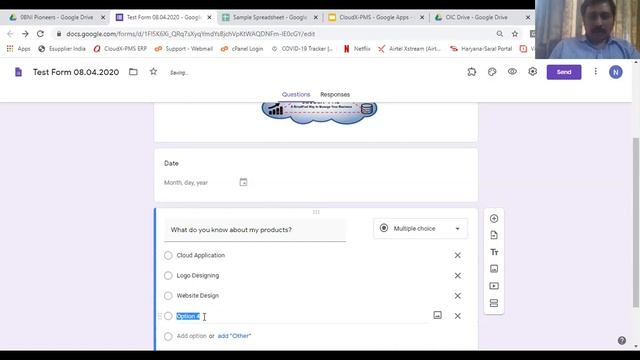 Google Form|Google Translate|Collaboration Mode|Spreadsheet|CloudX-PMS|Grow Knowledge Tech