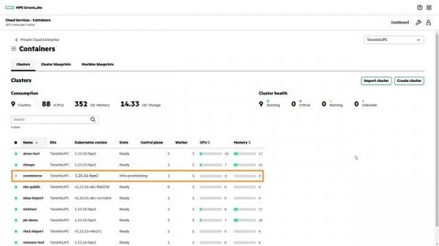 Create and add resources to a Kubernetes cluster with HPE GreenLake for Private Cloud Enterprise