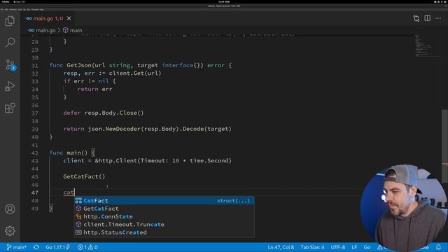 Consume a REST API in Go | Convert JSON to a Struct