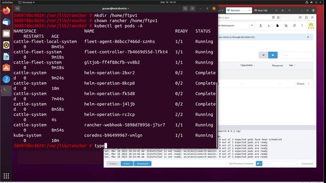 Installing Rancher, Elasticsearch and Kibana on Ubuntu Desktop