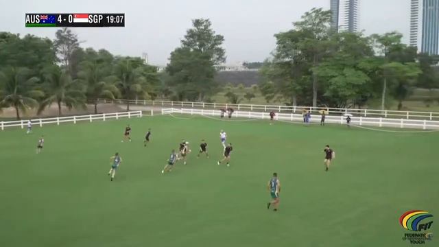 29/04/2019 Australia vs Singapore Men's Open Touch Rugby World Cup Clip 11